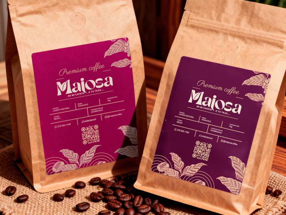 MAJOSA origin coffee and its different labels