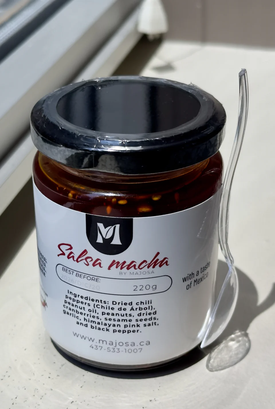 MAJOSA Salsa Macha in a natural setting